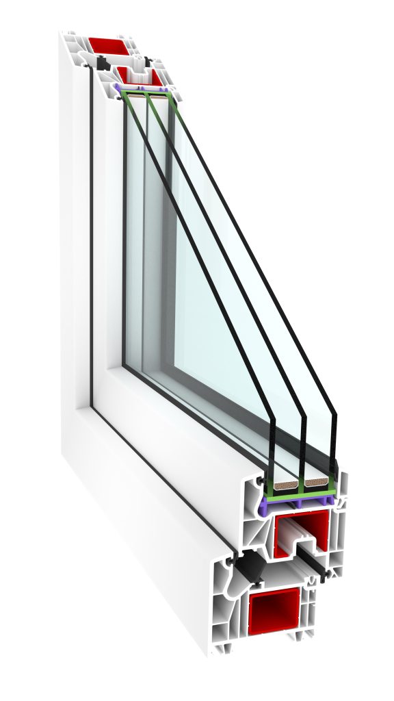 PERFECTHERM — przekrój profilu okna PCV, Białystok